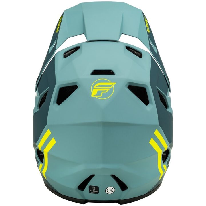 Cykelhjälm Rayce Matt Blå/hi-vis Gul FLY RACING L – bild 2