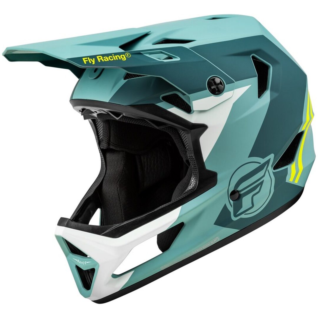Cykelhjälm Rayce Matt Blå/hi-vis Gul FLY RACING L