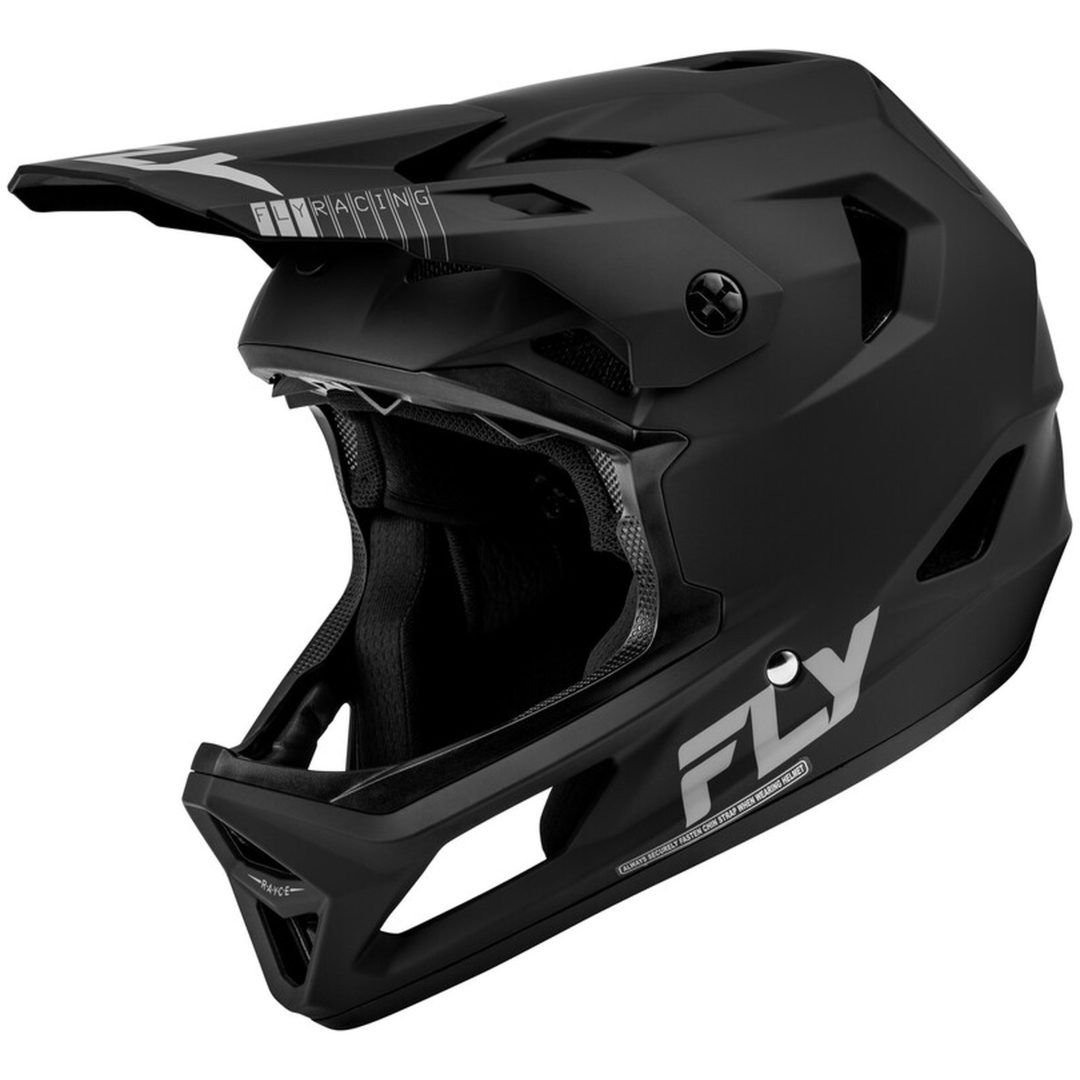 Cykelhjälm Rayce Matt Svart FLY RACING L