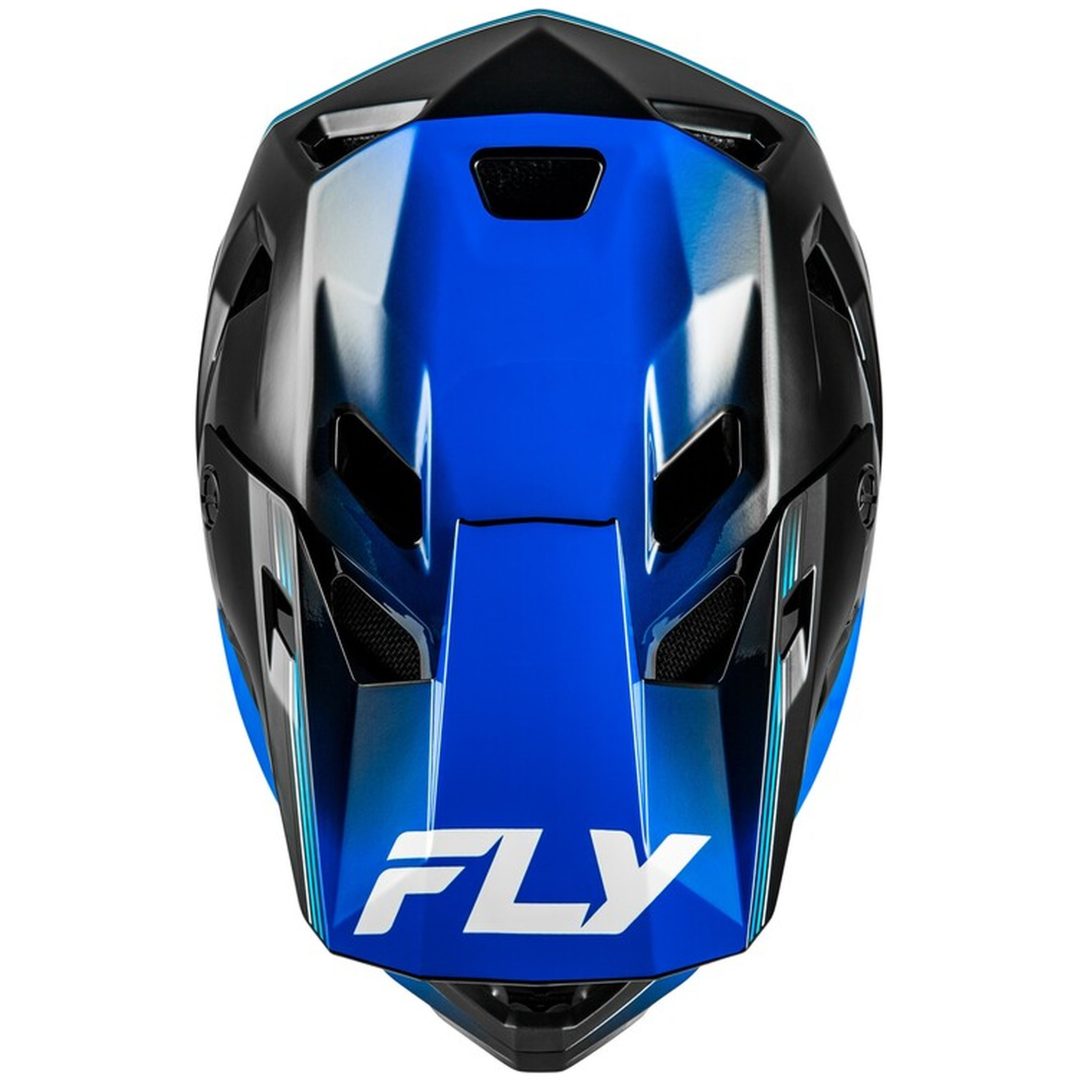 Cykelhjälm Rayce Repeat Svart/Mörkblå Glansig FLY RACING M – bild 3