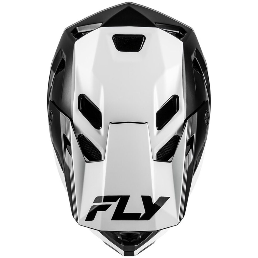 Cykelhjälm Rayce Repeat Svart/Vit Blank FLY RACING M – bild 3