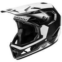 Cykelhjälm Rayce Repeat Svart/Vit Blank FLY RACING