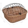 Cykelkorg för hund med dyna 50x45x35 cm naturlig pil vidaXL – miniatyr 12