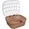 Cykelkorg för hund med dyna 50x45x35 cm naturlig pil vidaXL – miniatyr 4