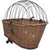Cykelkorg för pakethållaren med dyna 55x31x36 cm naturlig pil vidaXL – miniatyr 6