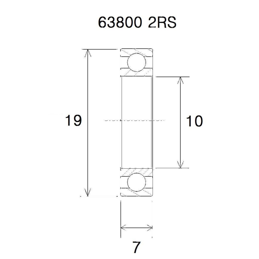 Cykellager Max BLACK BEARING