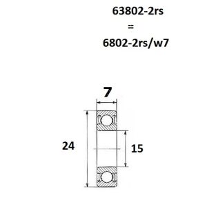 Cykellager Max BLACK BEARING