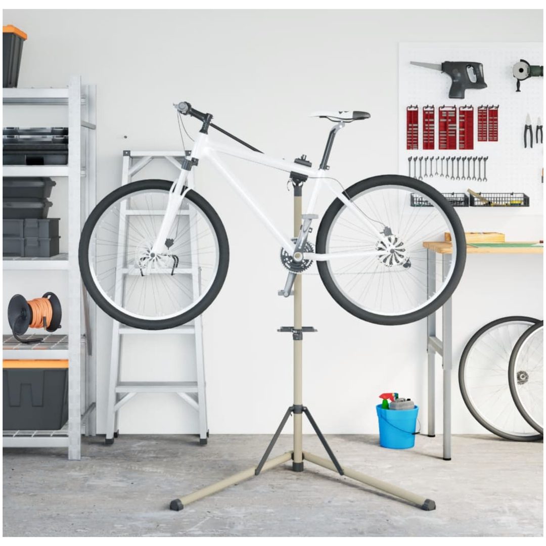 Cykelmonteringsställ hopfällbart 102-160 cm aluminium vidaXL – bild 3