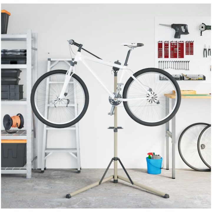 Cykelmonteringsställ hopfällbart 102-160 cm aluminium vidaXL – bild 3