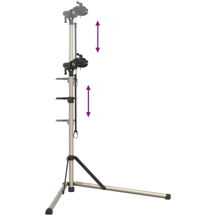 Cykelmonteringsställ hopfällbart 102-160 cm aluminium vidaXL – bild 8