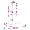 Cykelmonteringsställ hopfällbart 120-165 cm aluminium vidaXL – miniatyr 12