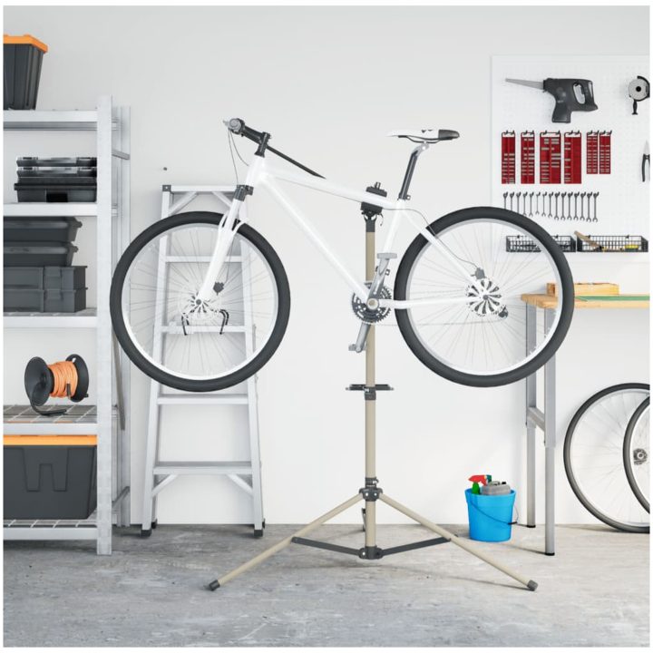 Cykelmonteringsställ hopfällbart 120-165 cm aluminium vidaXL – bild 3