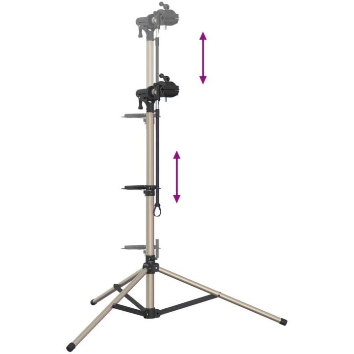 Cykelmonteringsställ hopfällbart 120-165 cm aluminium vidaXL – bild 8