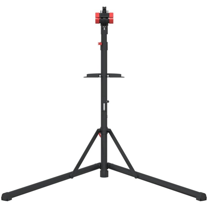 Cykelmonteringsställ hopfällbart 92-152 cm röd stål vidaXL – bild 4