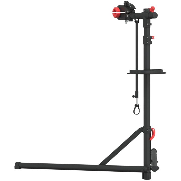 Cykelmonteringsställ hopfällbart 92-152 cm röd stål vidaXL – bild 6