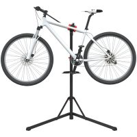 Cykelmonteringsställ hopfällbart 92-152 cm röd stål vidaXL