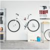 Cykelmonteringsställ väggmonterat vikbart röd och svart stål vidaXL – miniatyr 3