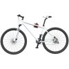 Cykelmonteringsställ väggmonterat vikbart röd och svart stål vidaXL – miniatyr 1
