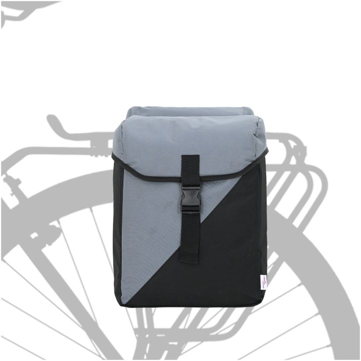 Cykelpåse Dubbel Väskor 35L Grå vidaXL Medium – bild 2