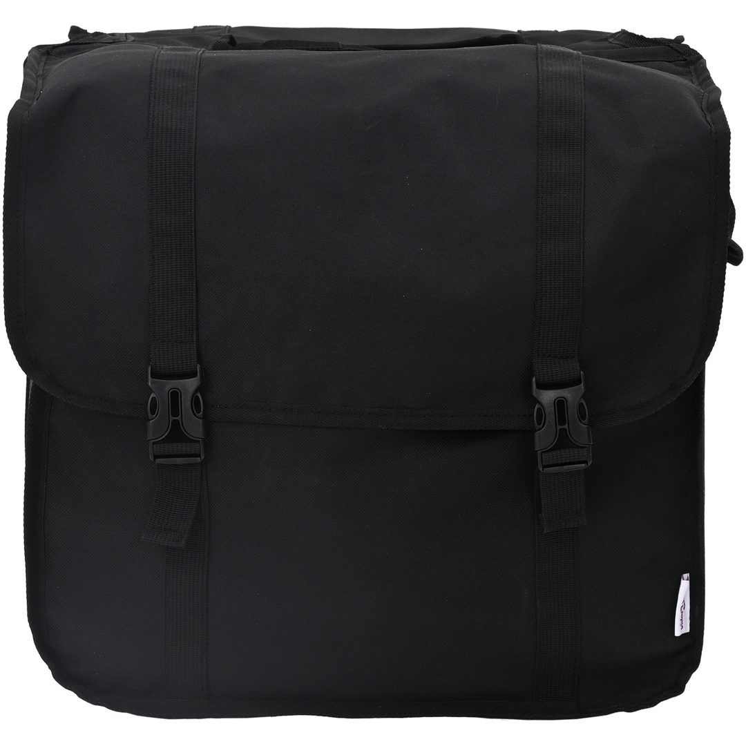 Cykelpåse Dubbelpåsar 48 L Svart vidaXL Medium – bild 3