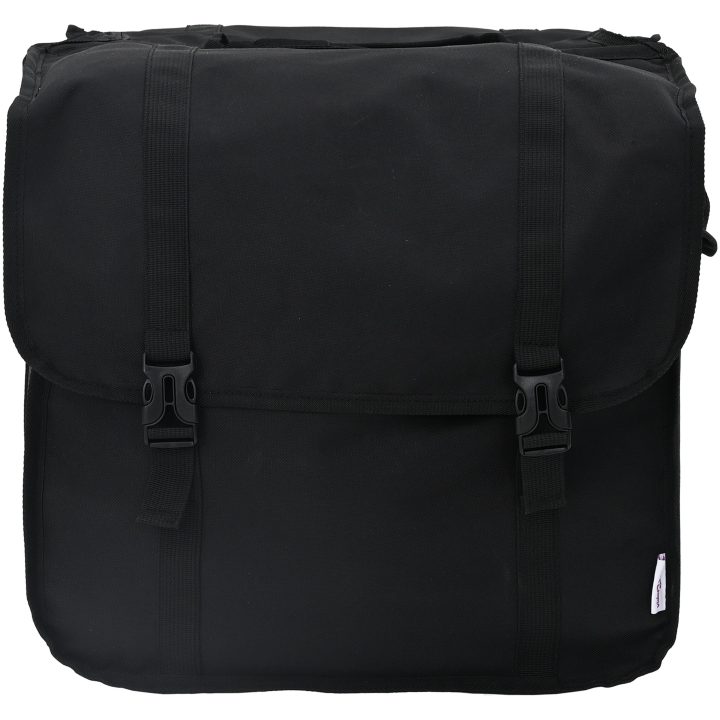 Cykelpåse Dubbelpåsar 48 L Svart vidaXL Medium – bild 3
