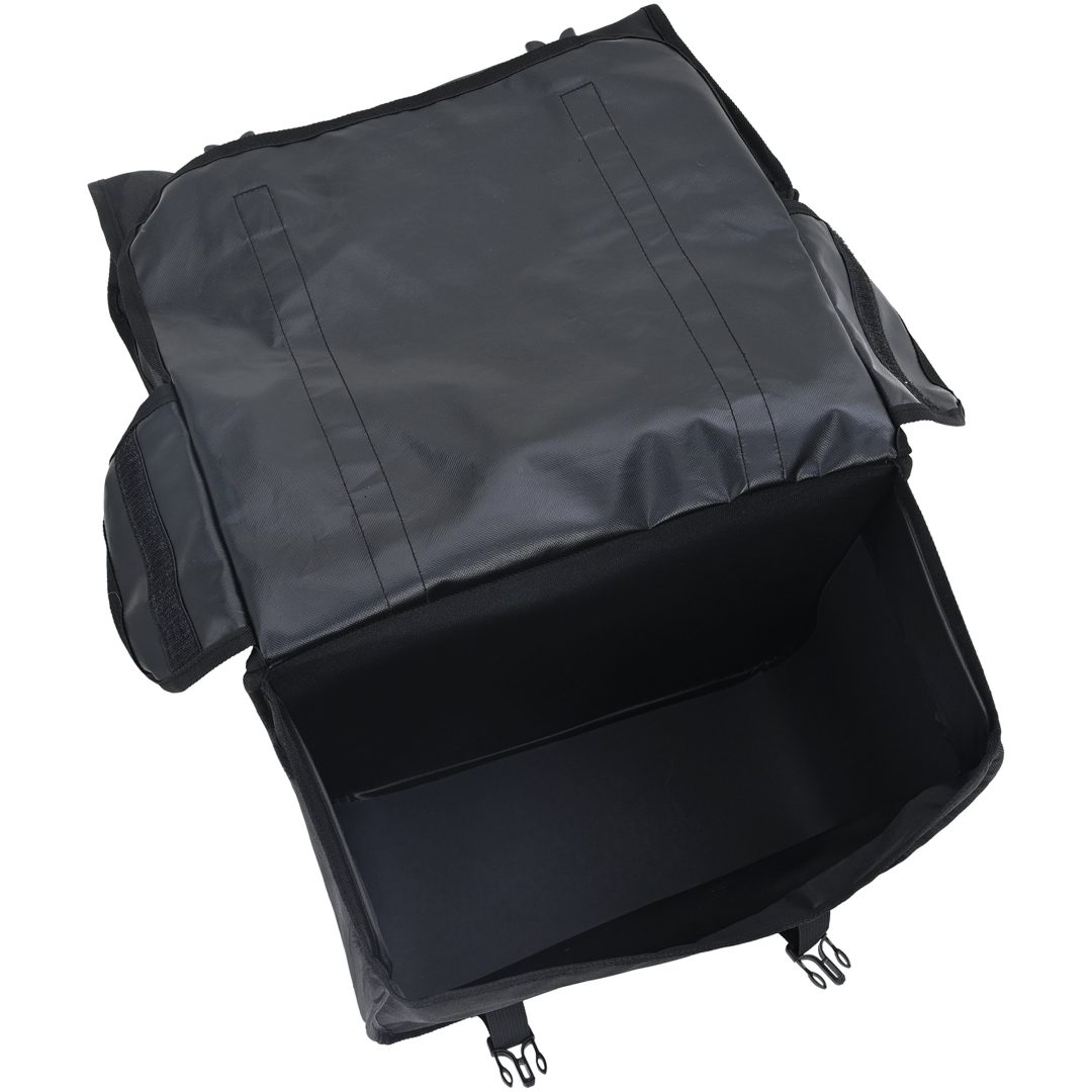 Cykelpåse Dubbelpåsar 48 L Svart vidaXL Medium – bild 6
