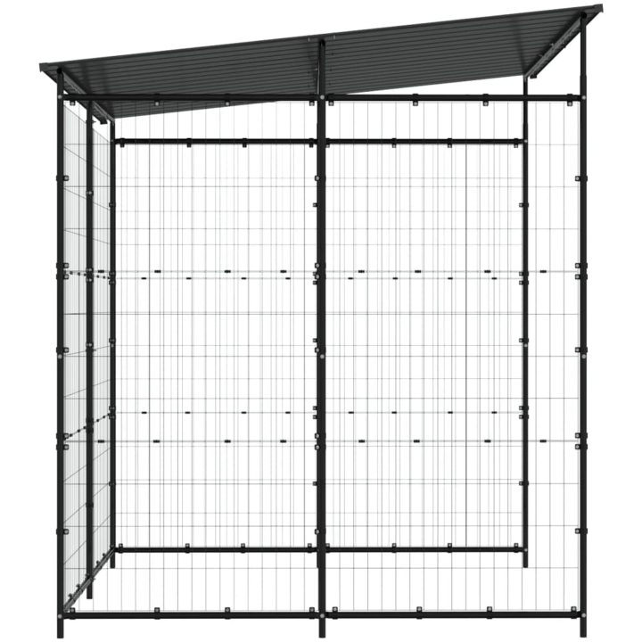 Cykelskjul 190x190x222 cm stål svart vidaXL – bild 4