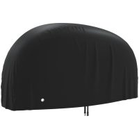 Cykelskydd svart 190T oxford vidaXL