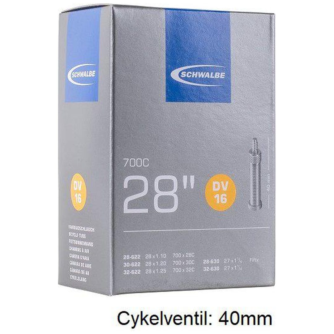 Cykelslang 28 Cykelventil SCHWALBE