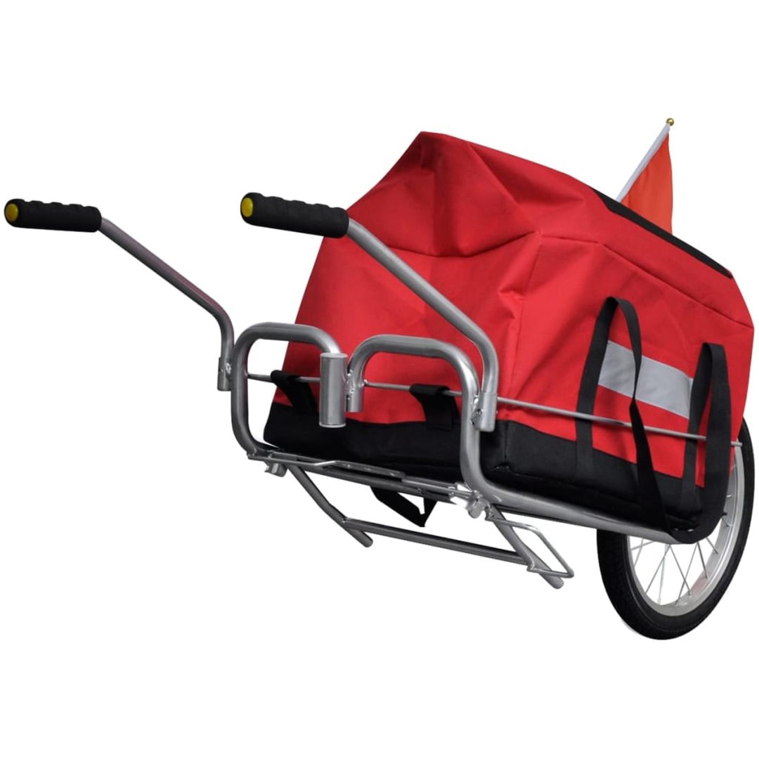 Cykelsläp ett hjul med förvaringsväska vidaXL – bild 5