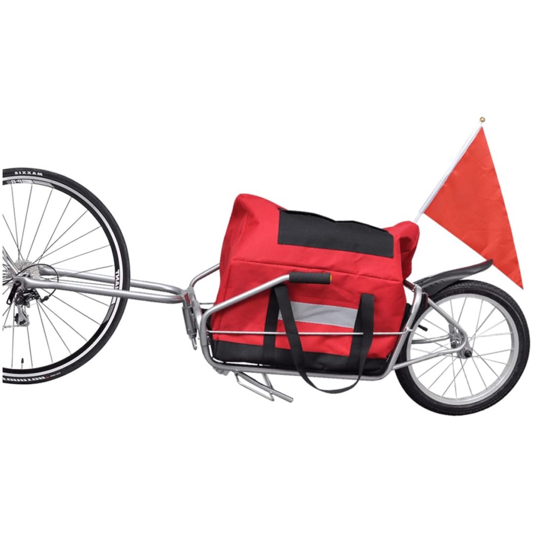 Cykelsläp ett hjul med förvaringsväska vidaXL – bild 6
