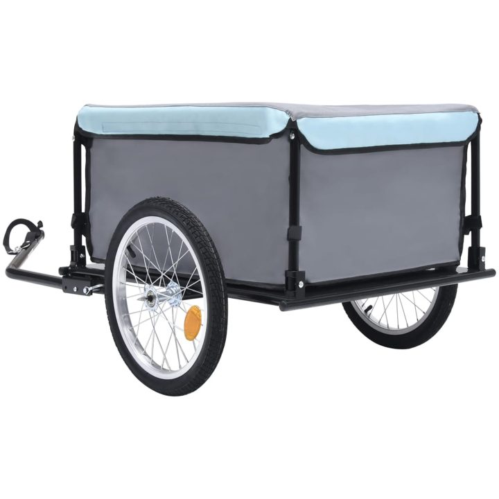 Cykelsläp svart och blå 65 kg vidaXL – bild 4