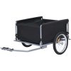 Cykelsläp svart och grå 65 kg vidaXL – miniatyr 2