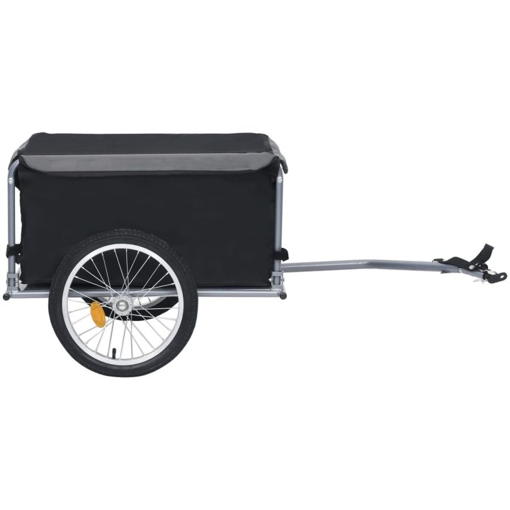 Cykelsläp svart och grå 65 kg vidaXL – bild 3