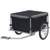 Cykelsläp svart och grå 65 kg vidaXL – miniatyr 1