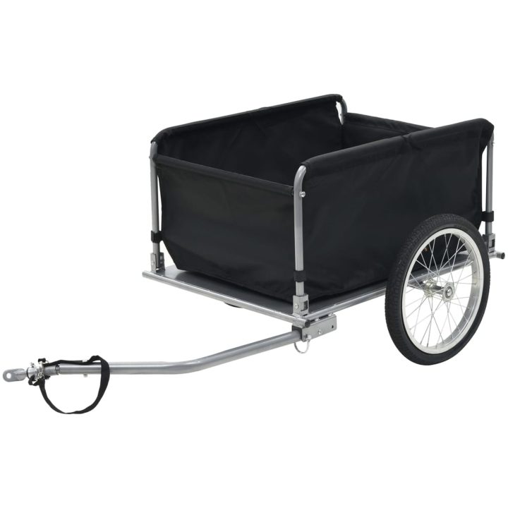 Cykelsläp svart och gul 65 kg vidaXL – bild 3