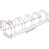 Cykelställ För 5 cyklar galvaniserat stål vidaXL – miniatyr 6