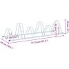 Cykelställ för 6 cyklar fristående galvaniserat stål vidaXL – miniatyr 8