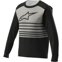 Cykeltröja A-Dura Elite 2.0 Långärmad Svart/Grå ALPINESTARS BICYCLE