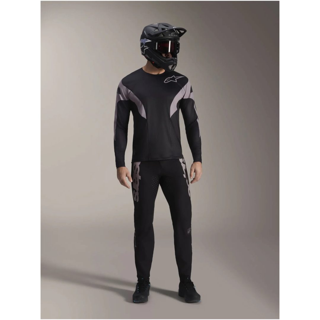 Cykeltröja A-Supra Elite Långärmad Svart/Grå ALPINESTARS BICYCLE – bild 2