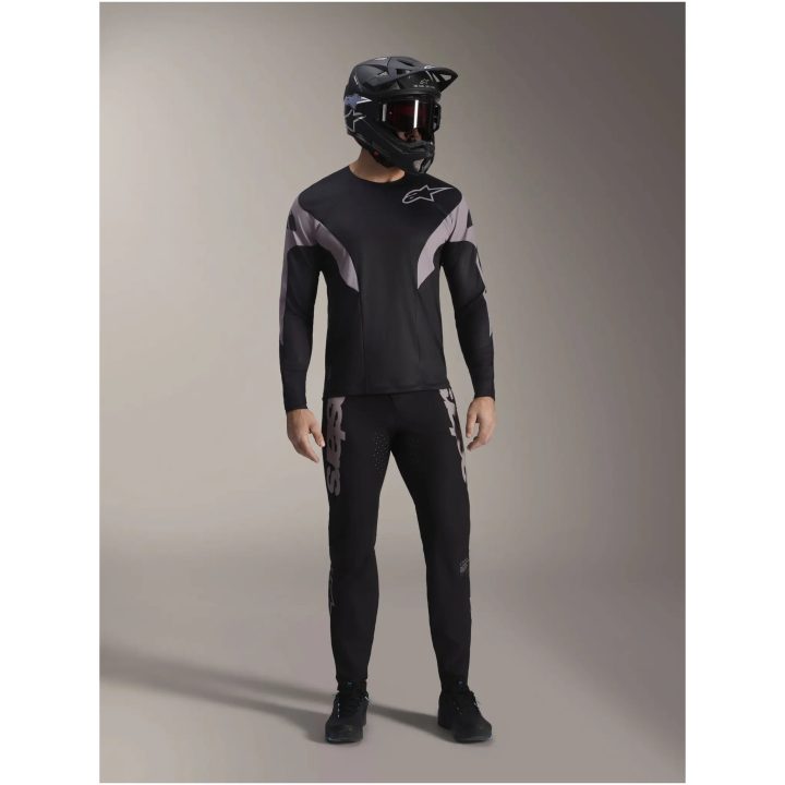Cykeltröja A-Supra Elite Långärmad Svart/Grå ALPINESTARS BICYCLE – bild 2