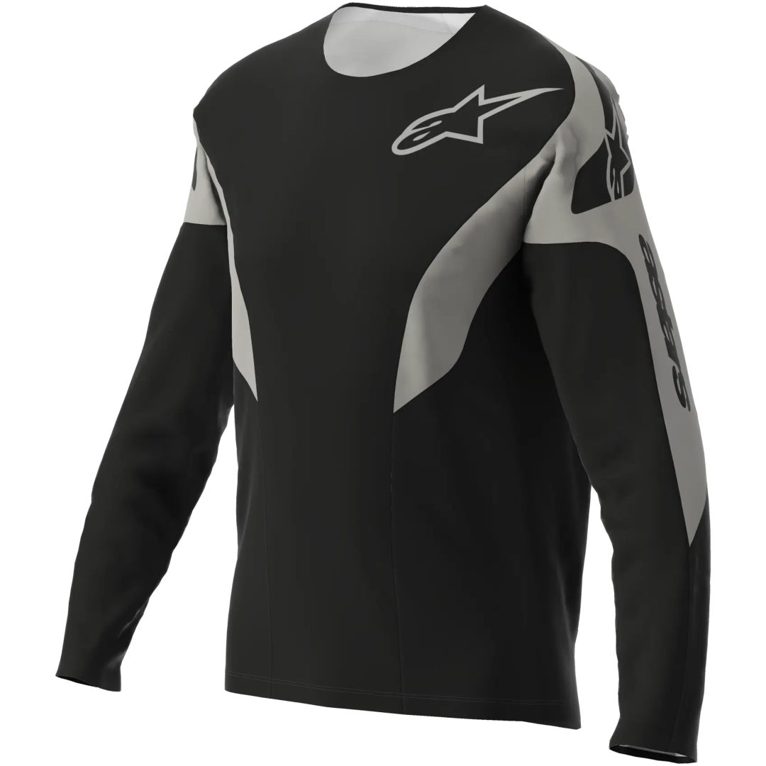 Cykeltröja A-Supra Elite Långärmad Svart/Grå ALPINESTARS BICYCLE