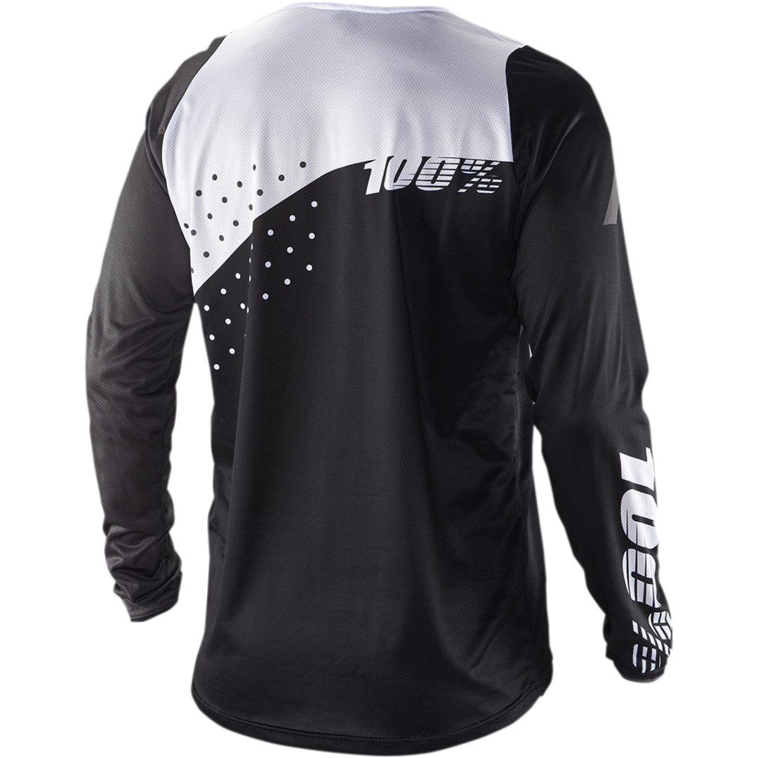 Cykeltröja Ls R-core Svart/vit 100% MTB Small – bild 3