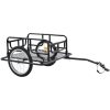 Cykelvagn 130x73x48,5 cm stål svart vidaXL – miniatyr 2