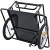Cykelvagn 130x73x48,5 cm stål svart vidaXL – miniatyr 6