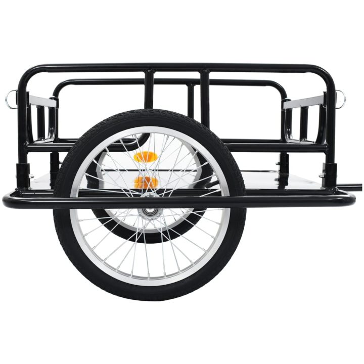 Cykelvagn 130x73x48,5 cm stål svart vidaXL – bild 8