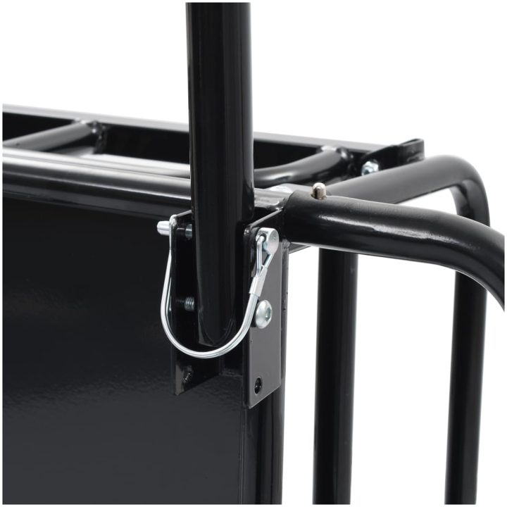 Cykelvagn 130x73x48,5 cm stål svart vidaXL – bild 10