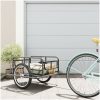 Cykelvagn 130x73x48,5 cm stål svart vidaXL – miniatyr 1