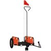Cykelvagn orange oxfordtyg och järn vidaXL 123 x 52.5 x 33 cm – miniatyr 2