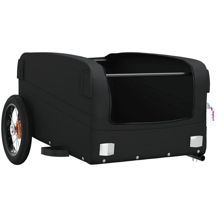 Cykelvagn svart 30 kg järn vidaXL 122 x 52.5 x 42.5 cm – bild 5